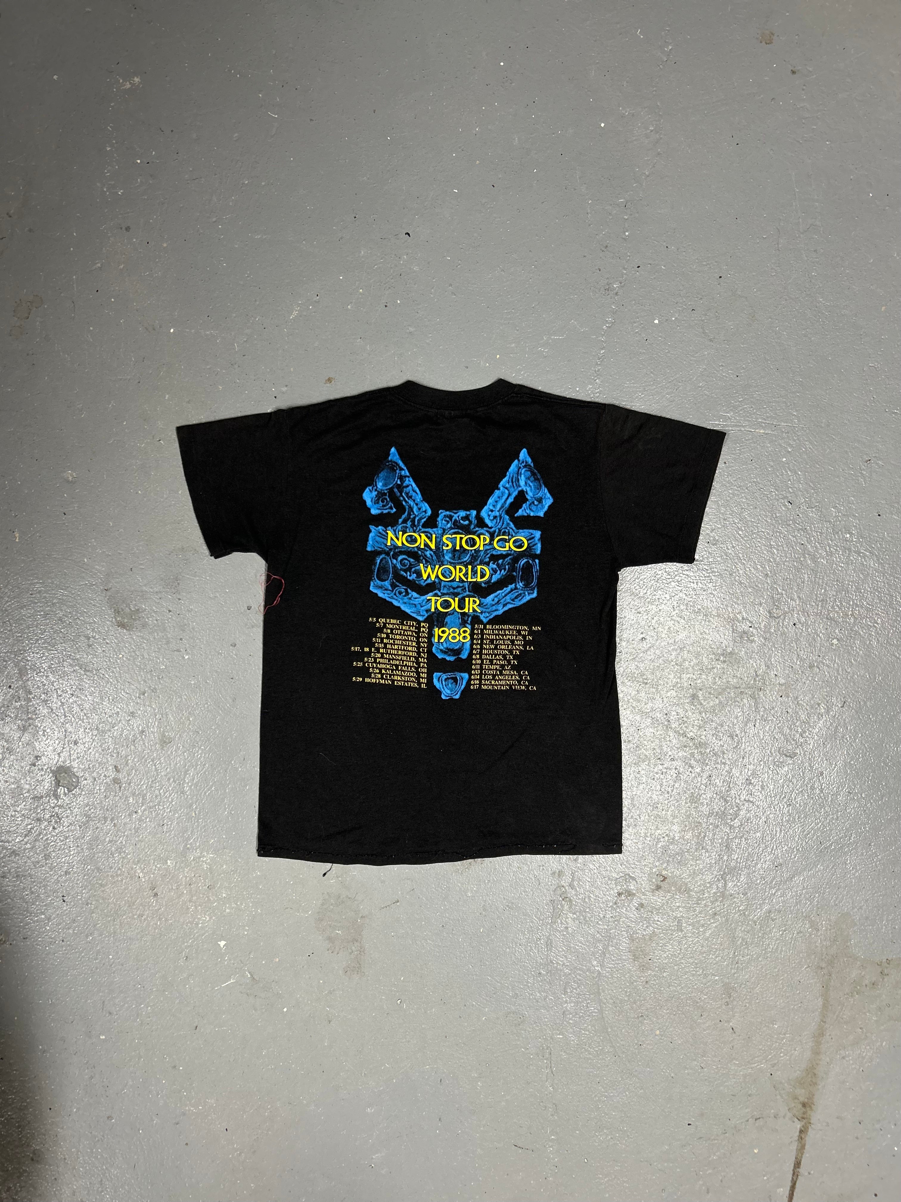 Vintage 1988 Robert Plant 'Non Stop Go' Tour Tee