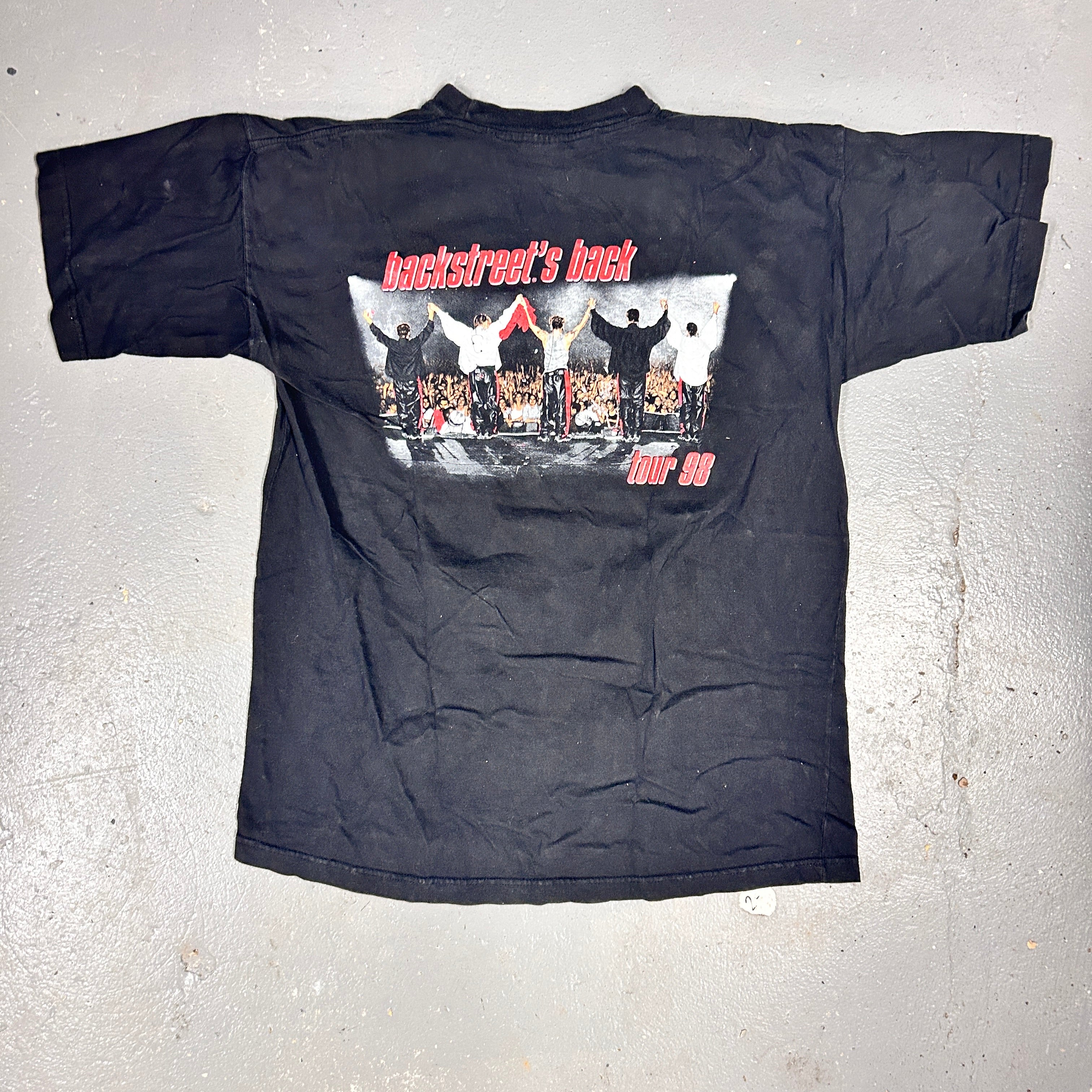 Vintage 90s Backstreet Boys 'Backstreet's Back' 1998 Tour Tee