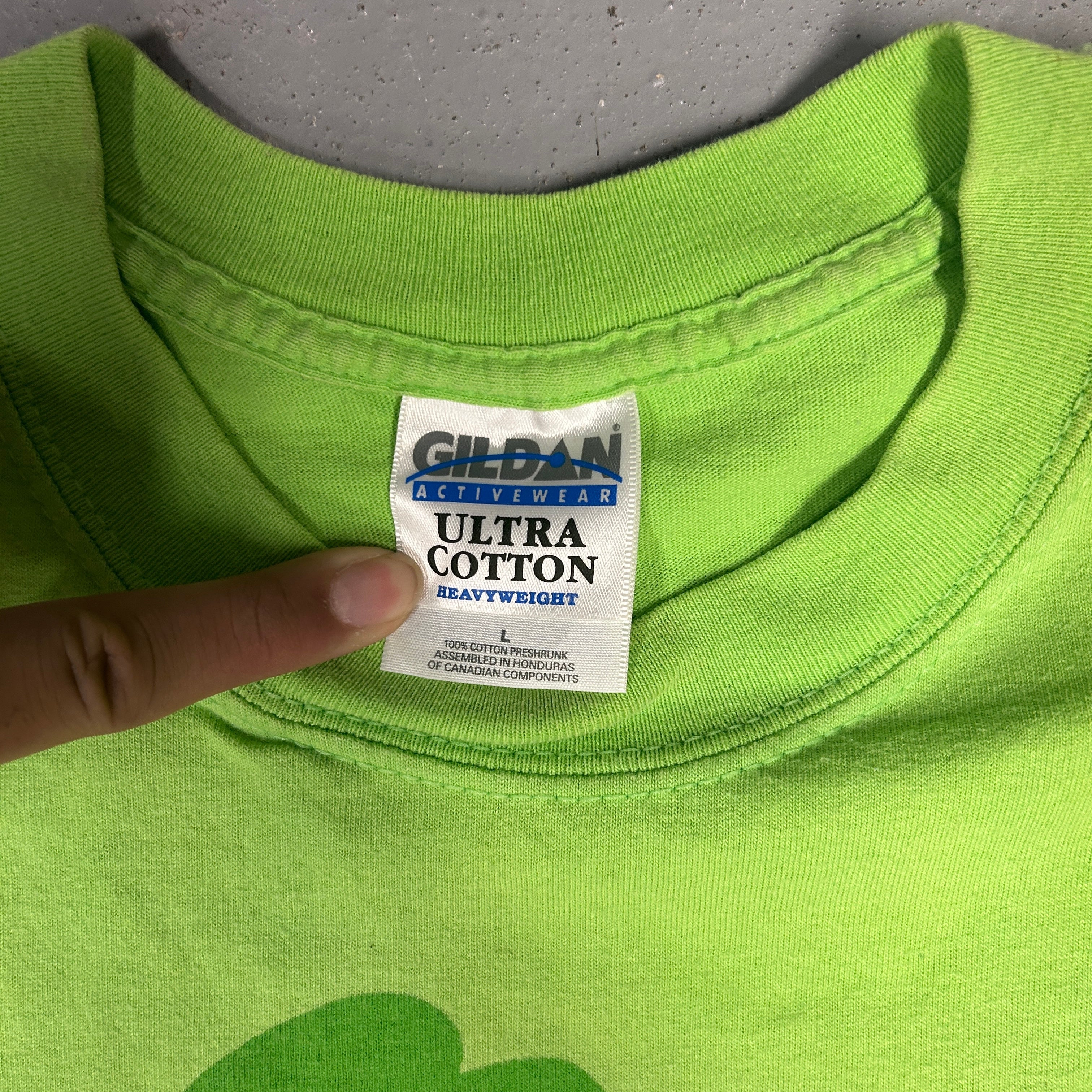 Vintage 1990 Beatles 'Yellow Submarine' Lime Green Tee