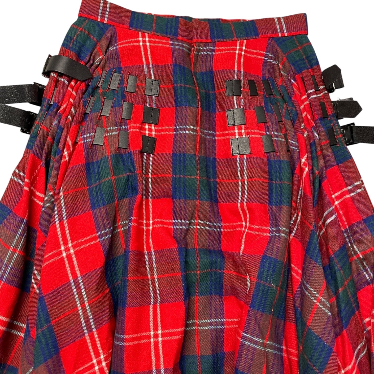 Archival Noir Kei Ninomiya Tartan Designer Punk Skirt