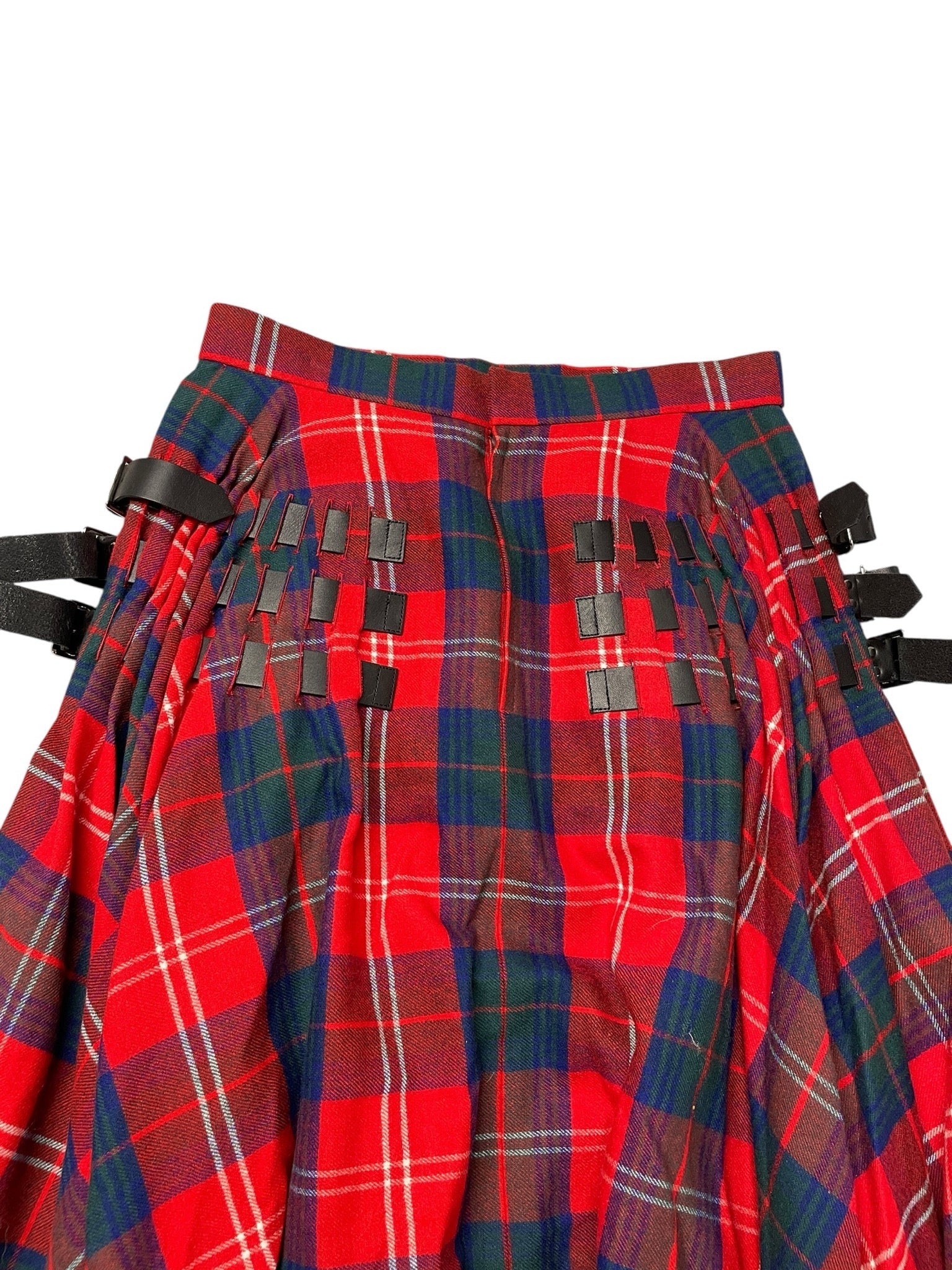 Archival Noir Kei Ninomiya Tartan Designer Punk Skirt