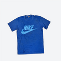 Vintage 80s Nike Single Stitch Blue Logo Tee (USA Made)
