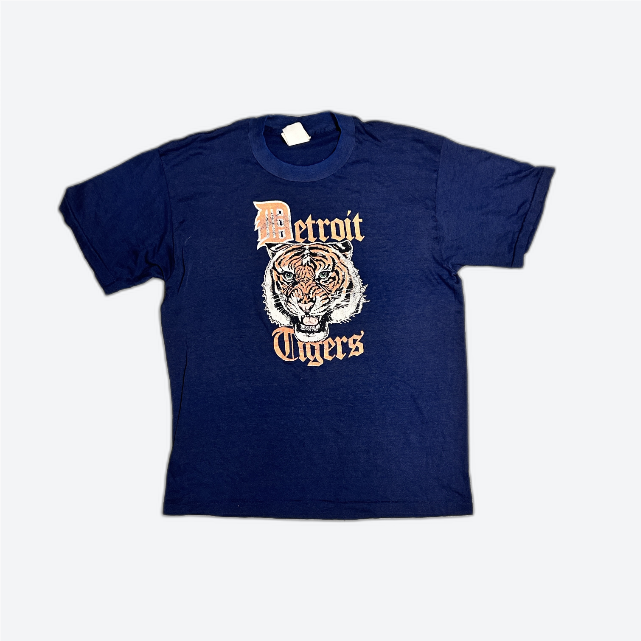 Vintage 1980s Detroit Tigers Single Stitch T-Shirt