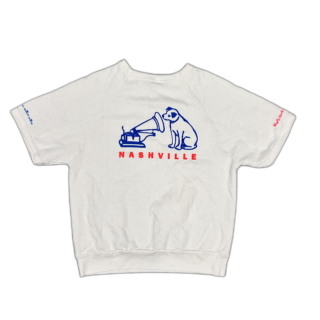 Vintage 80s RCA Nashville Bomark Short Sleeve Sweatshirt