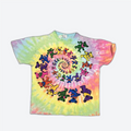 Vintage 80s Grateful Dead Dancing Bears Liquid Blue Tie-Dye T-Shirt
