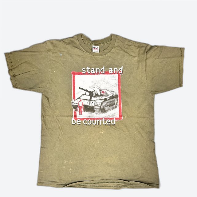 Vintage 90s CSNY 'Stand And Be Counted' Protest Tee