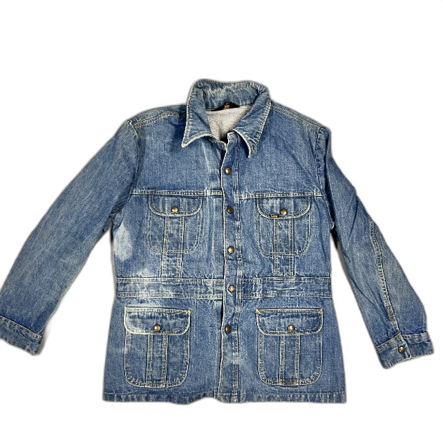 Vintage 70s Lee Denim Safari Chore Jacket (USA Made)
