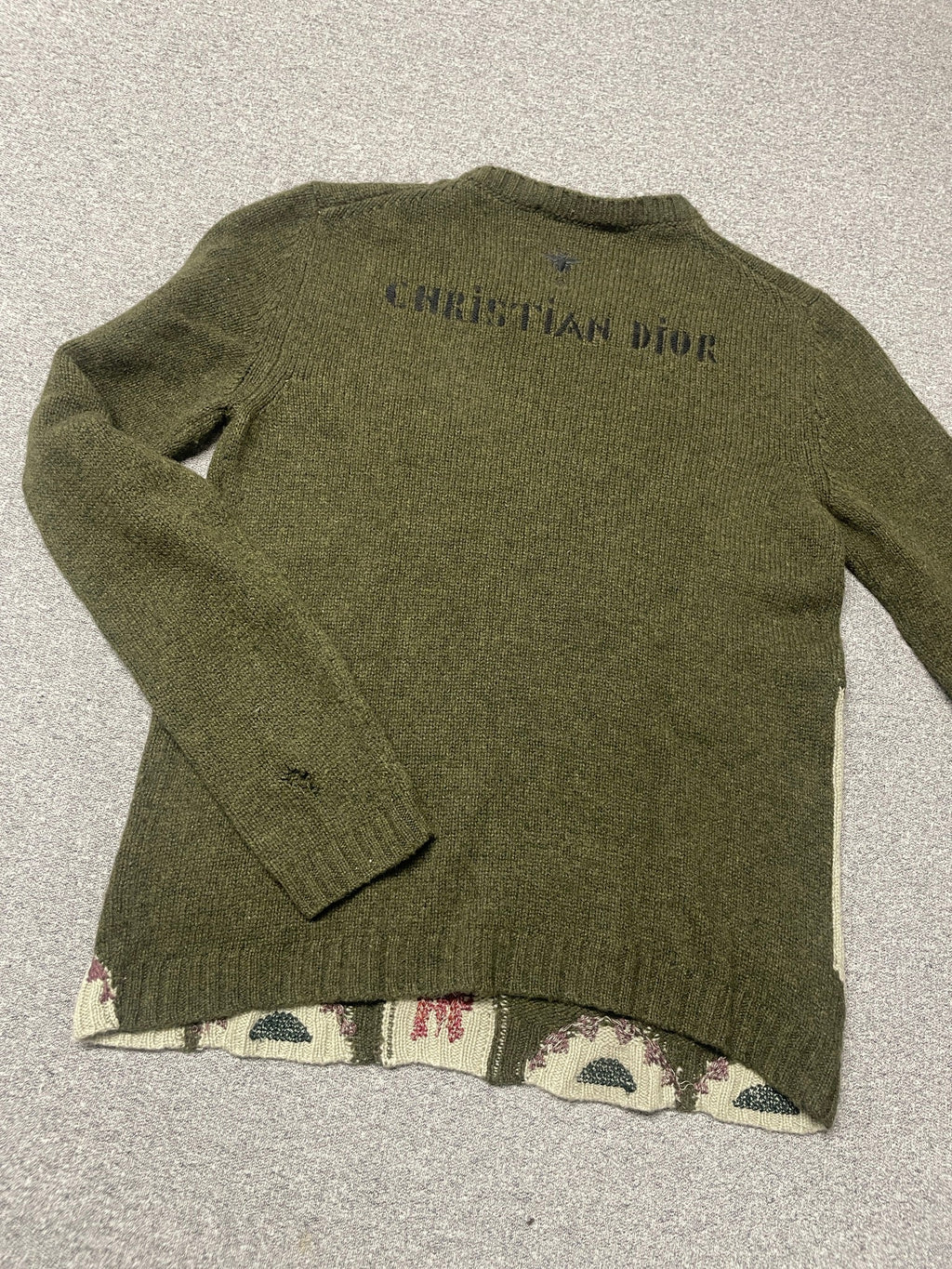 Vintage 2000s Christian Dior Cashmere Knit Sweater