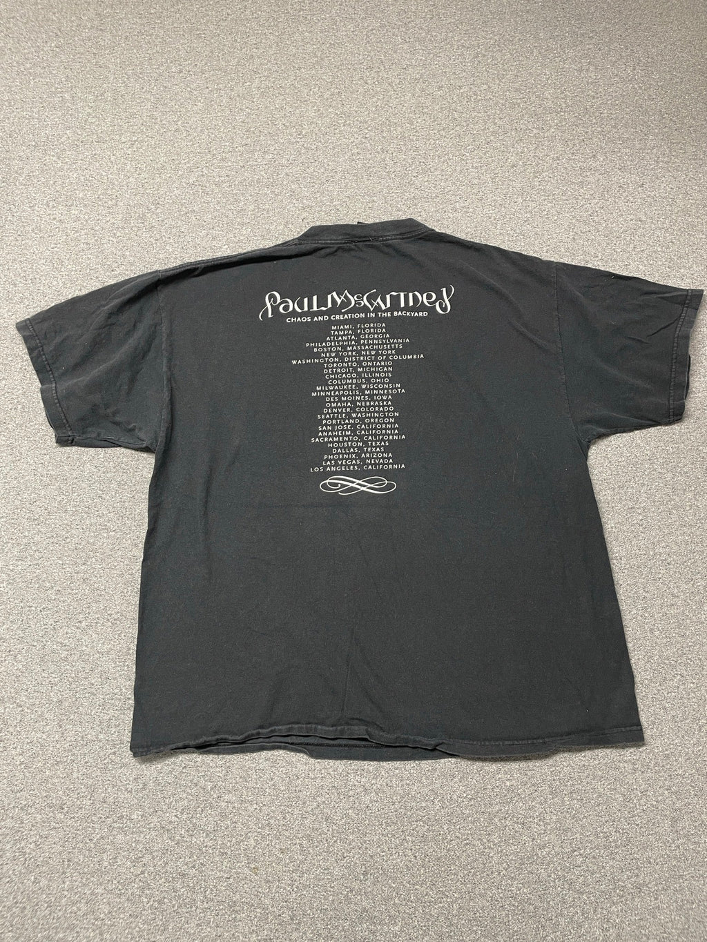 Vintage Paul McCartney 'Chaos & Creation' Tour Tee