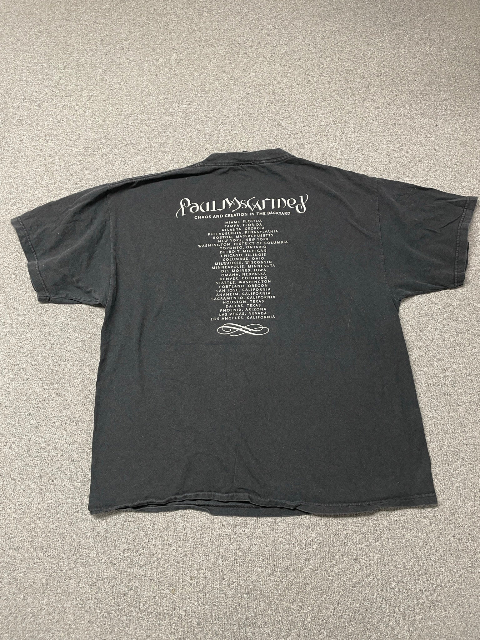 Vintage Paul McCartney 'Chaos & Creation' Tour Tee