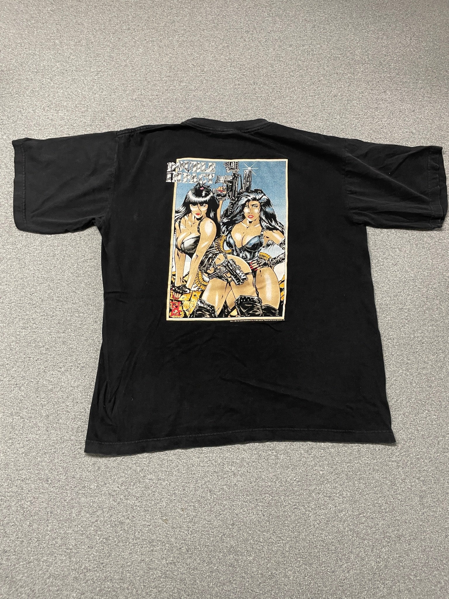 Vintage 1996 High Impact Entertainment Comic Art Tee