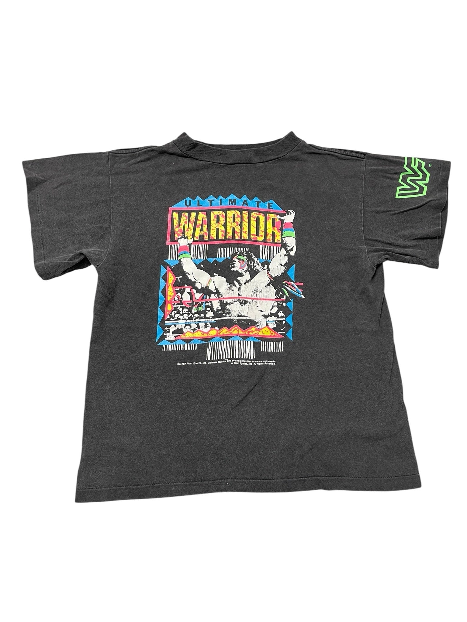 Vintage 1989 Ultimate Warrior WWF Wrestling Tee