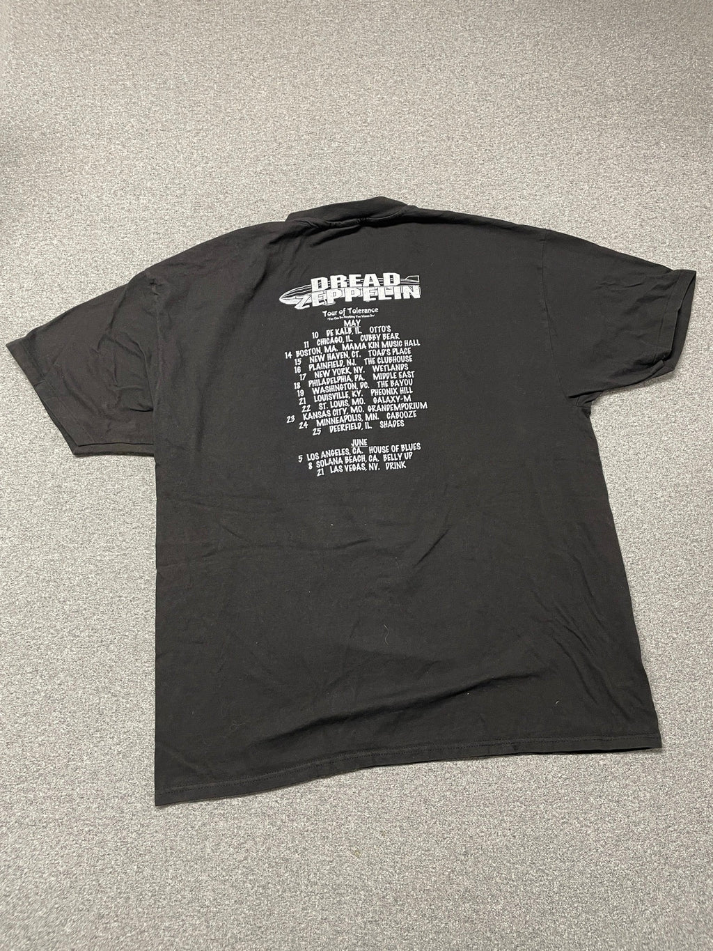 Vintage 90s Dread Zeppelin Rare Tour Graphic Tee