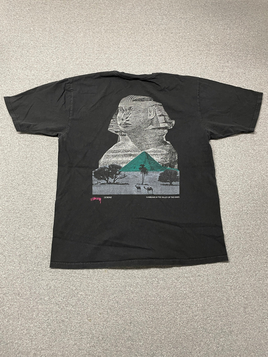 Vintage 90s Stussy Sphinx Single Stitch Skater Tee