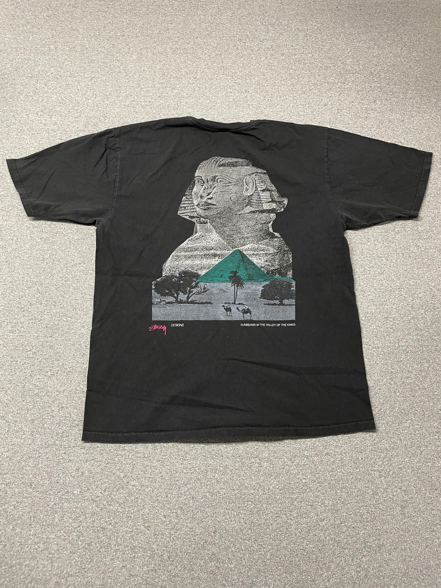 Vintage 90s Stussy Sphinx Single Stitch Skater Tee