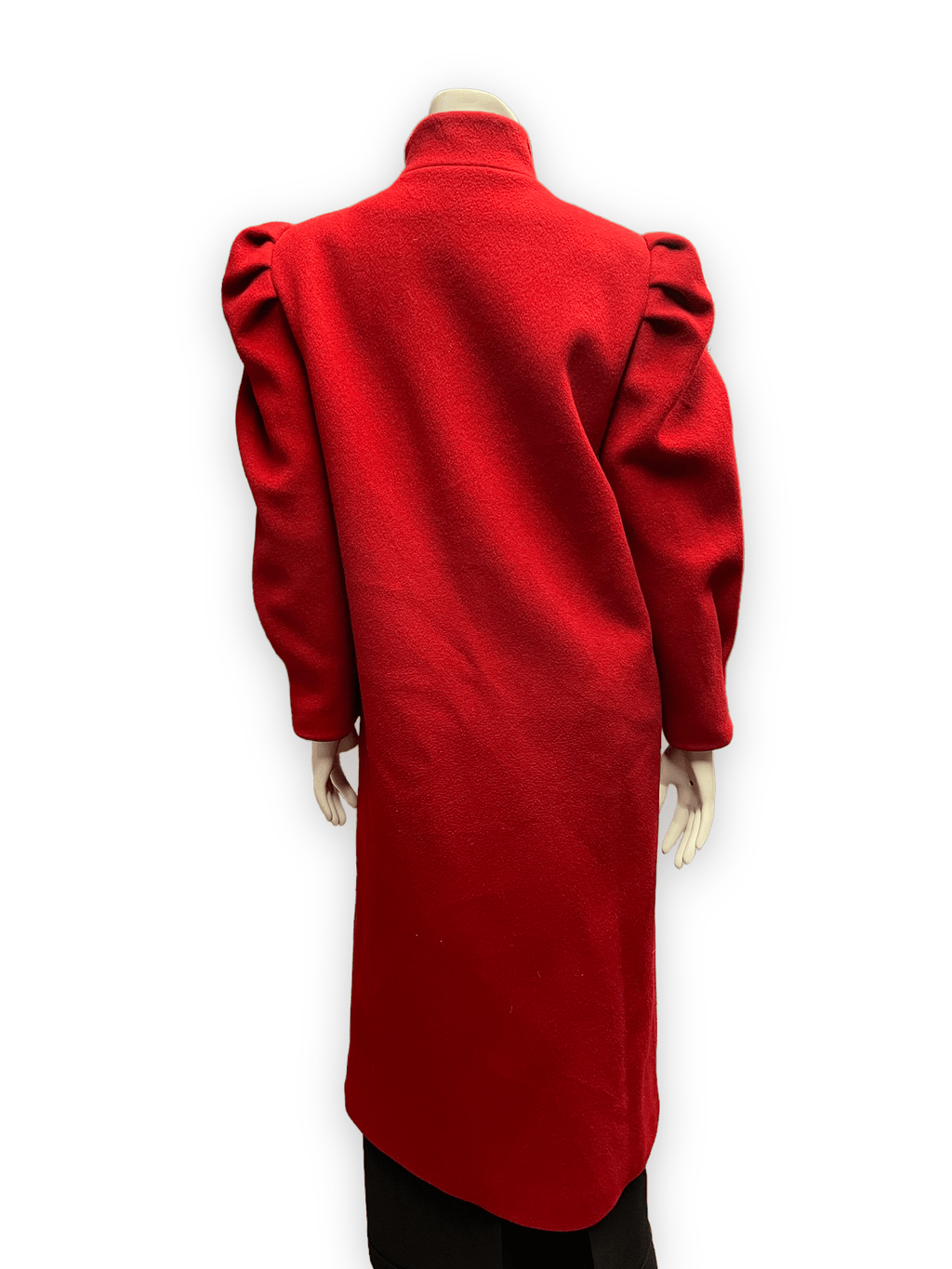 80s Diane von Furstenberg Vintage Red Wool Coat Union Made in USA Size M Jackets & Coats Public Butter 