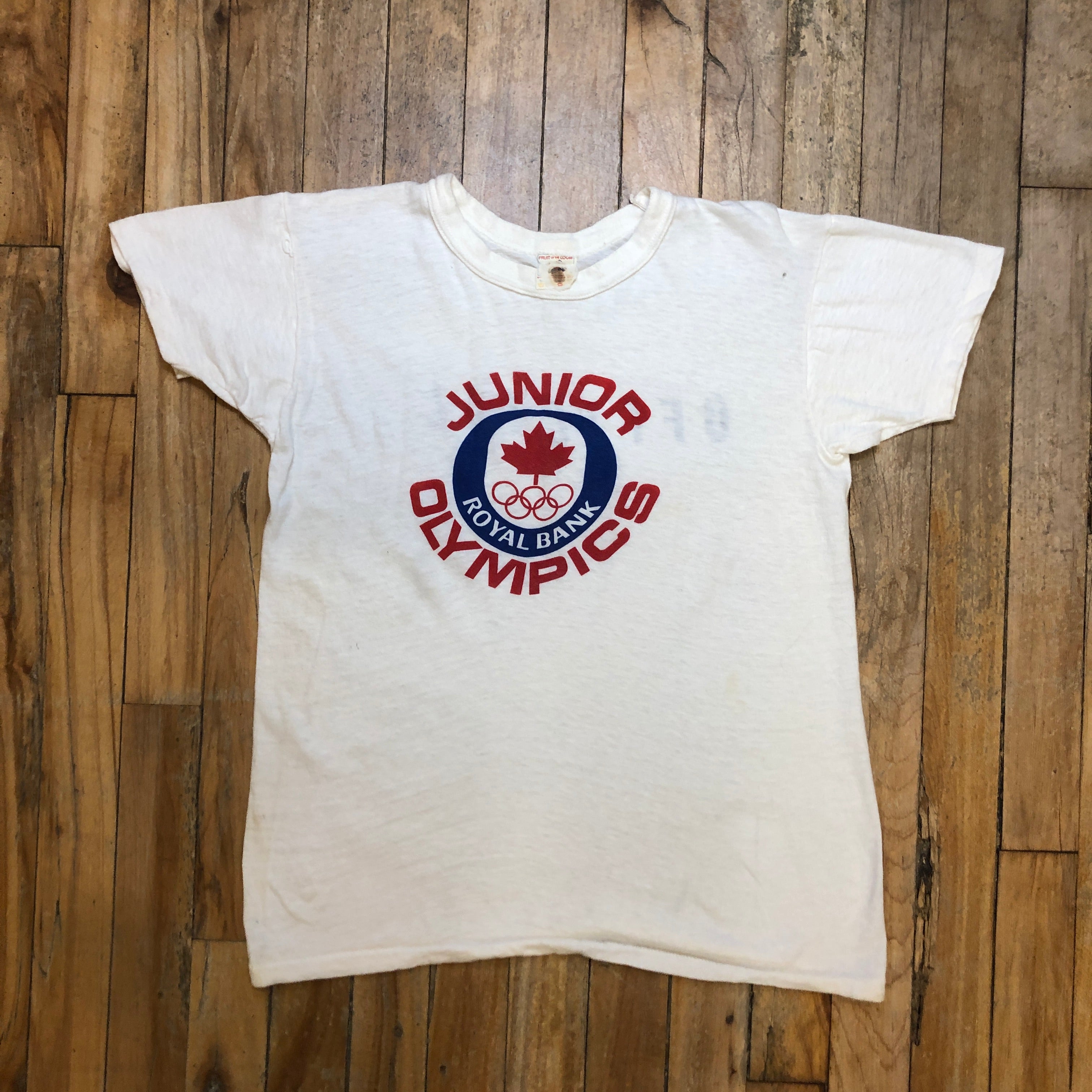 80s Royal Bank Junior Olympics Vintage Single Stitch T-Shirt Size Small T-Shirts Public Butter 