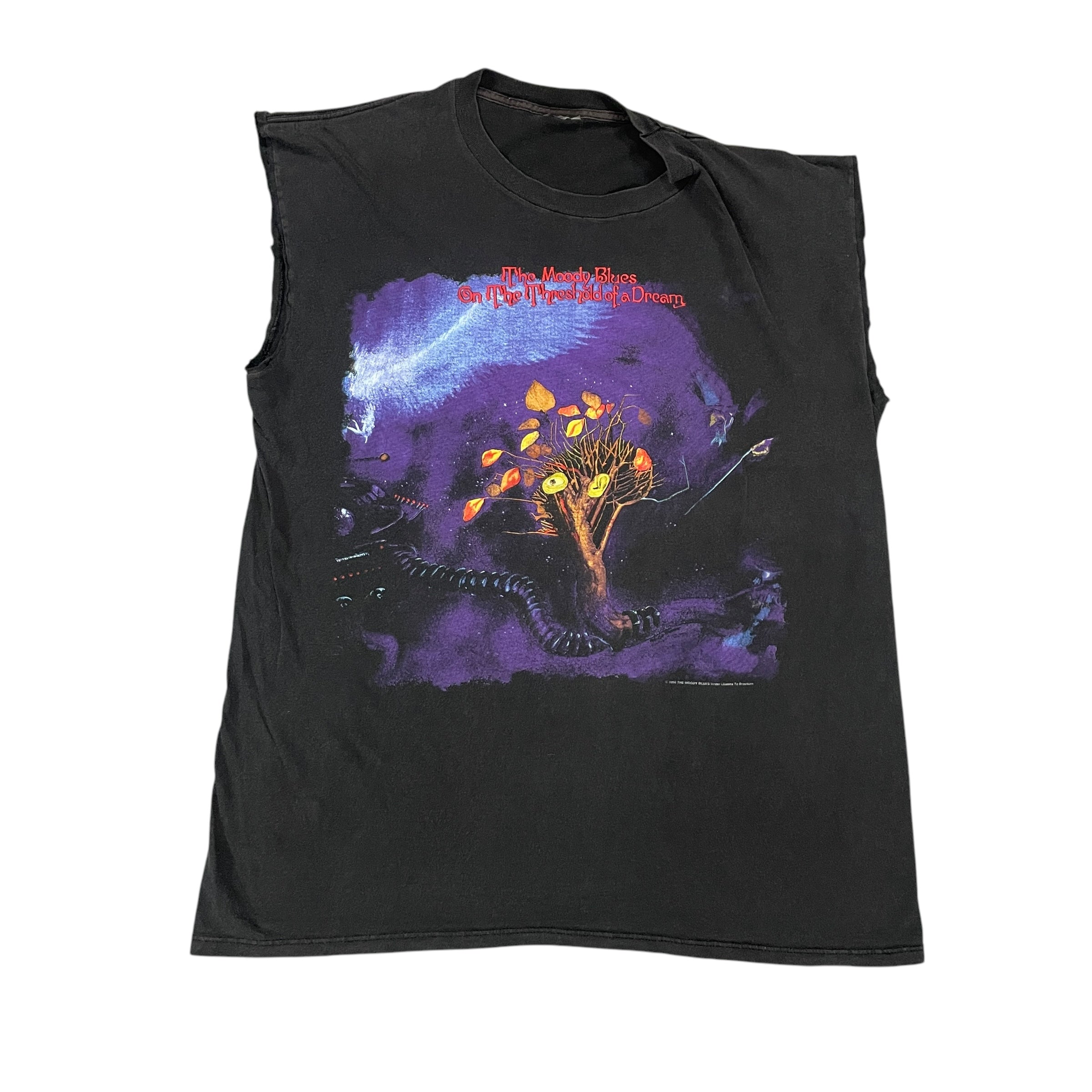 Vintage 90s Moody Blues 'Threshold of a Dream' Cut Sleeve Tee