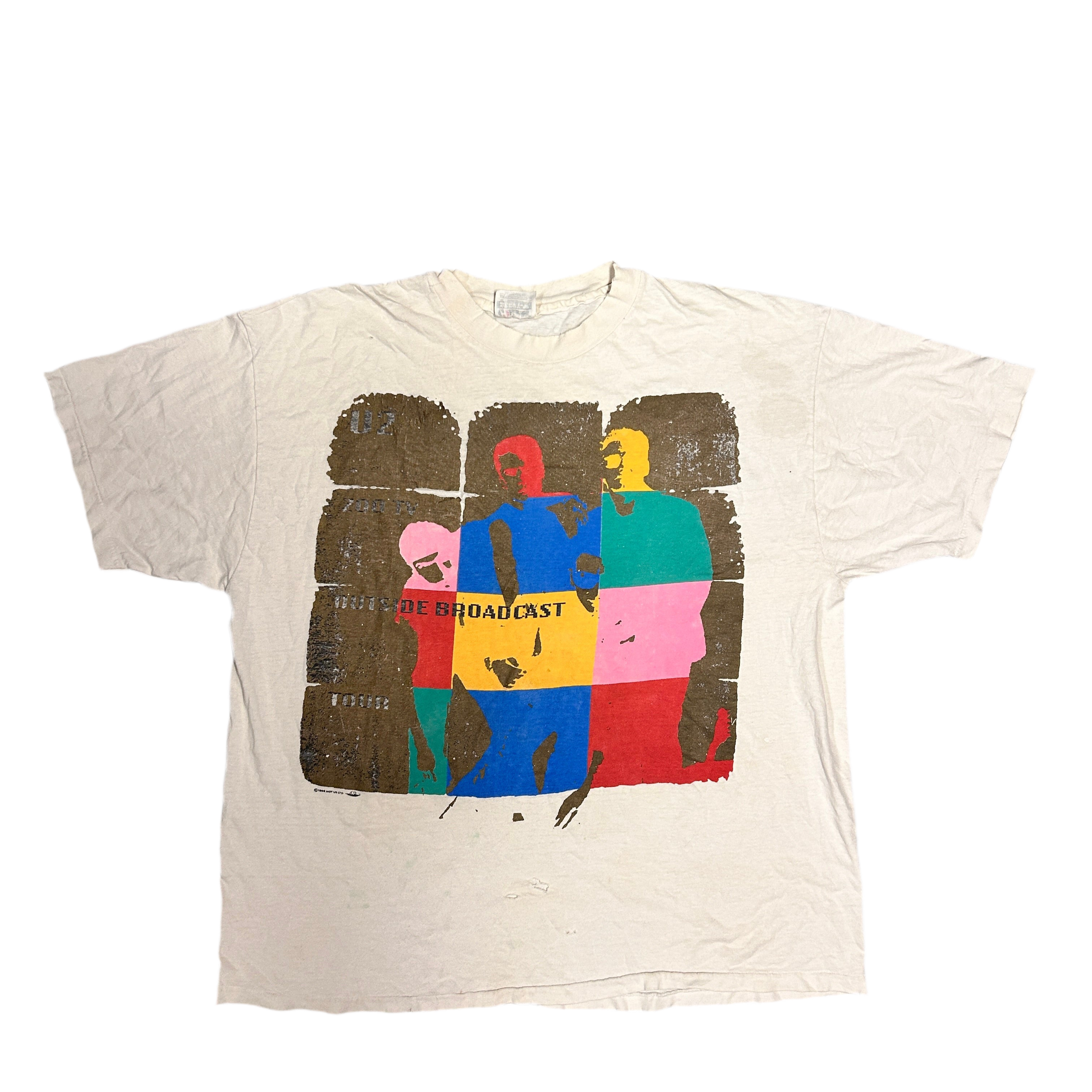 Vintage 90s U2 'Zoo TV' 1992 Tour Hanes Tee
