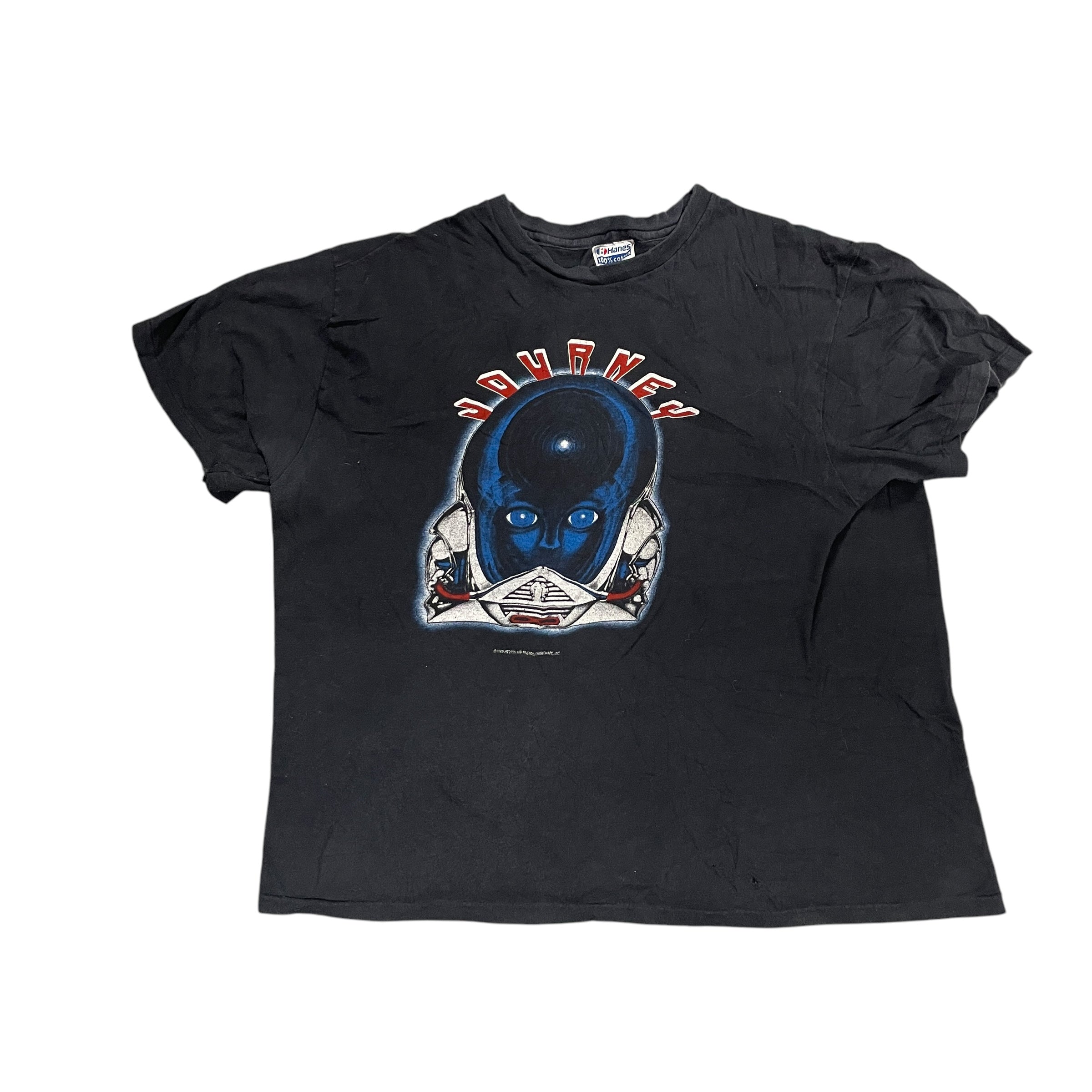 Vintage 80s Journey 'Frontiers' Single Stitch Band Tee