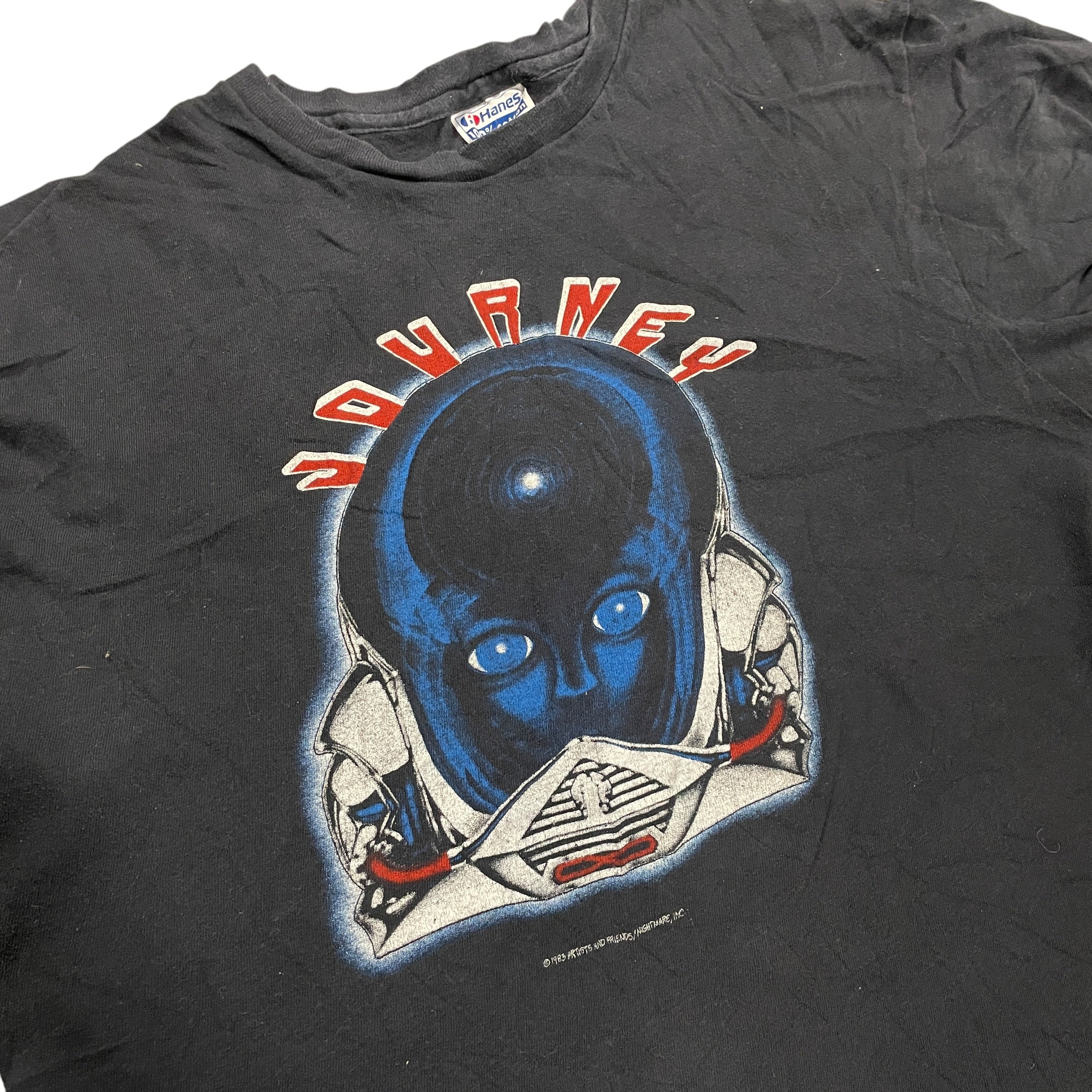 Vintage 80s Journey 'Frontiers' Single Stitch Band Tee