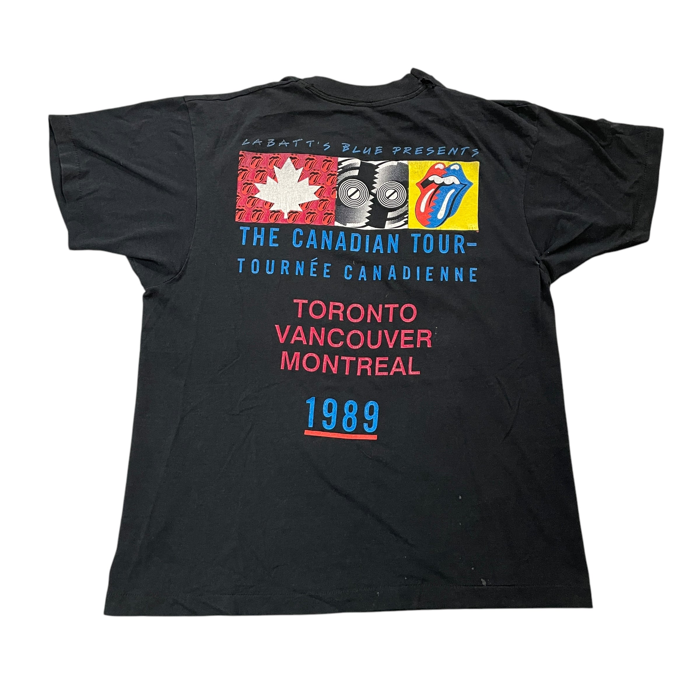 Vintage 80s Rolling Stones 'Canadian Tour' Single Stitch Tee