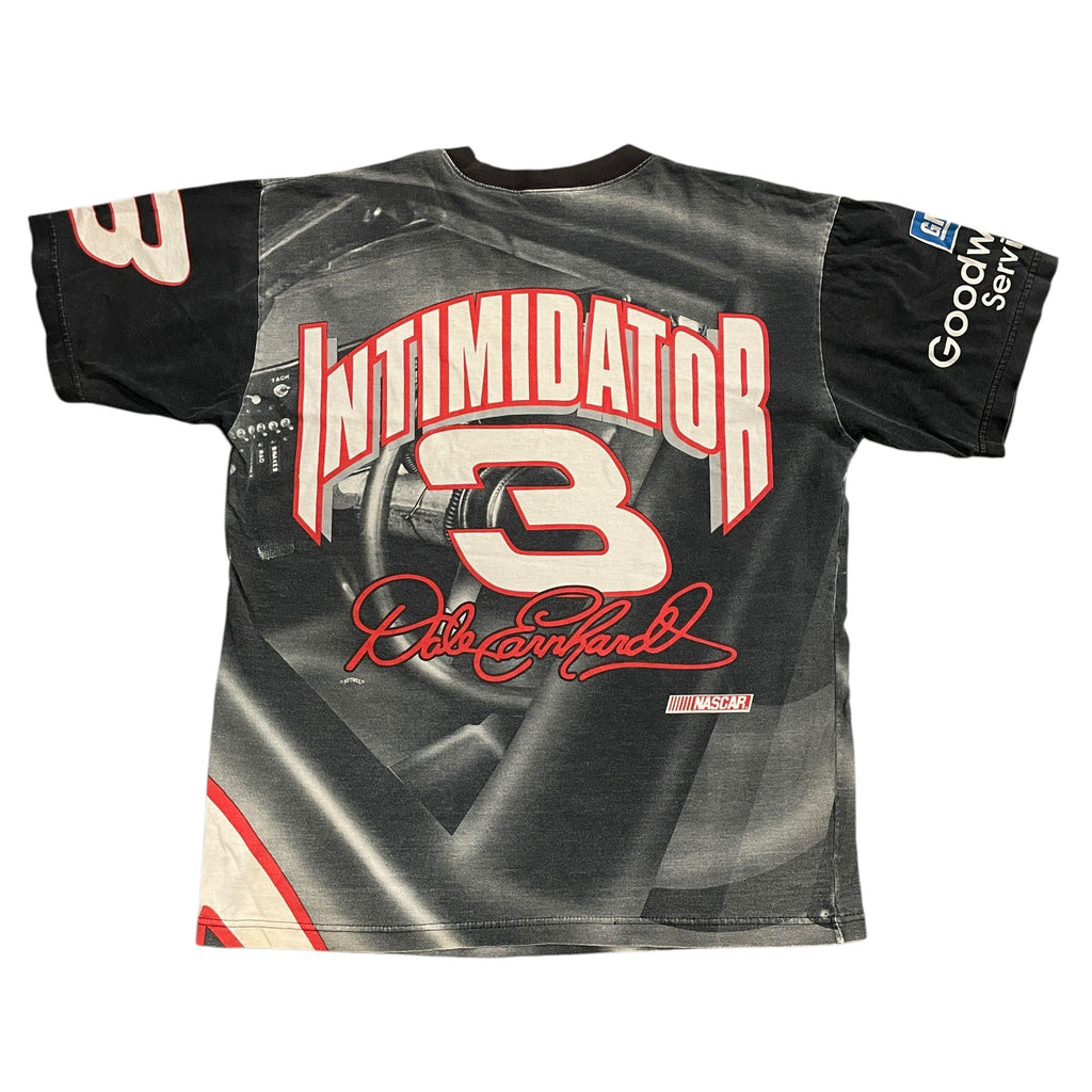 Vintage Dale Earnhardt 'Intimidator' All-Over Print Tee (Nutmeg)