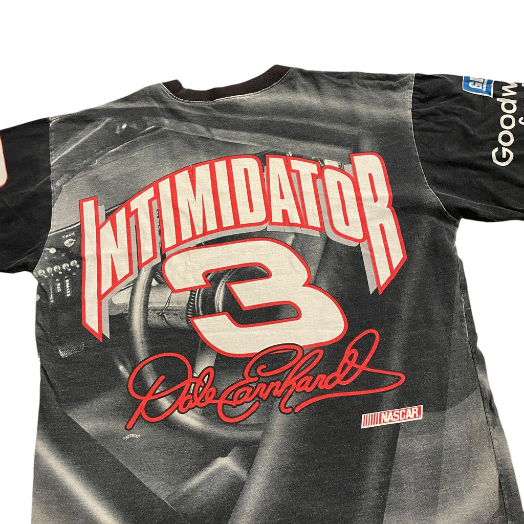 Vintage Dale Earnhardt 'Intimidator' All-Over Print Tee (Nutmeg)