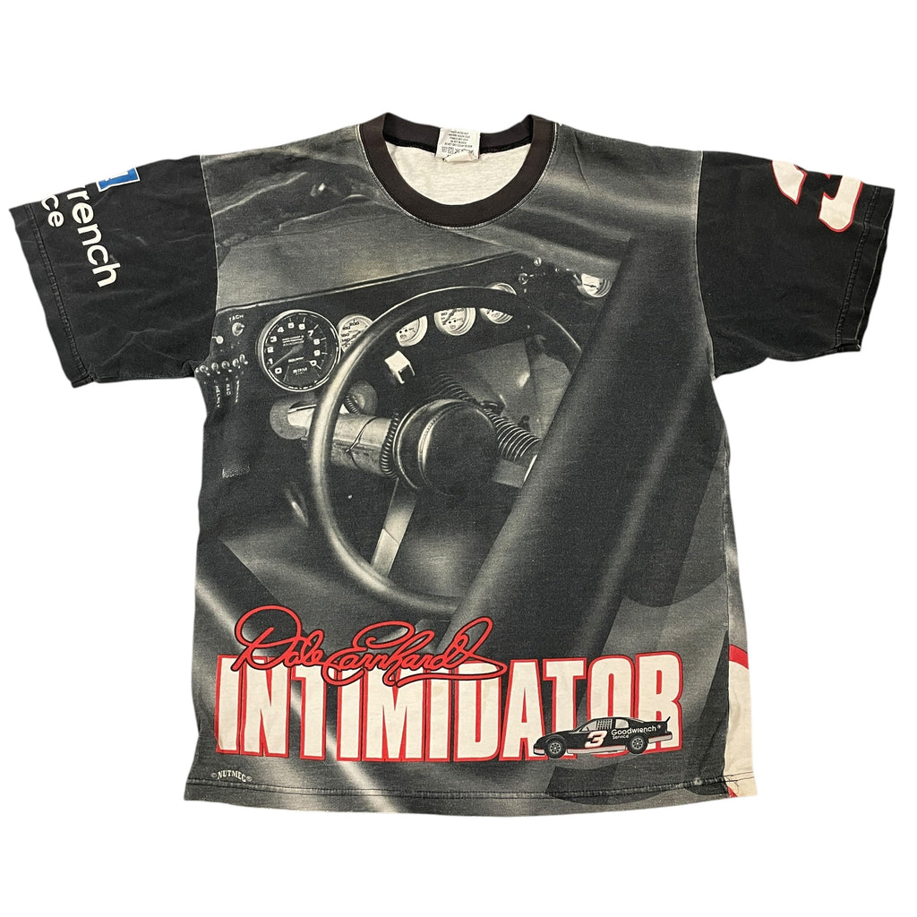Vintage Dale Earnhardt 'Intimidator' All-Over Print Tee (Nutmeg)