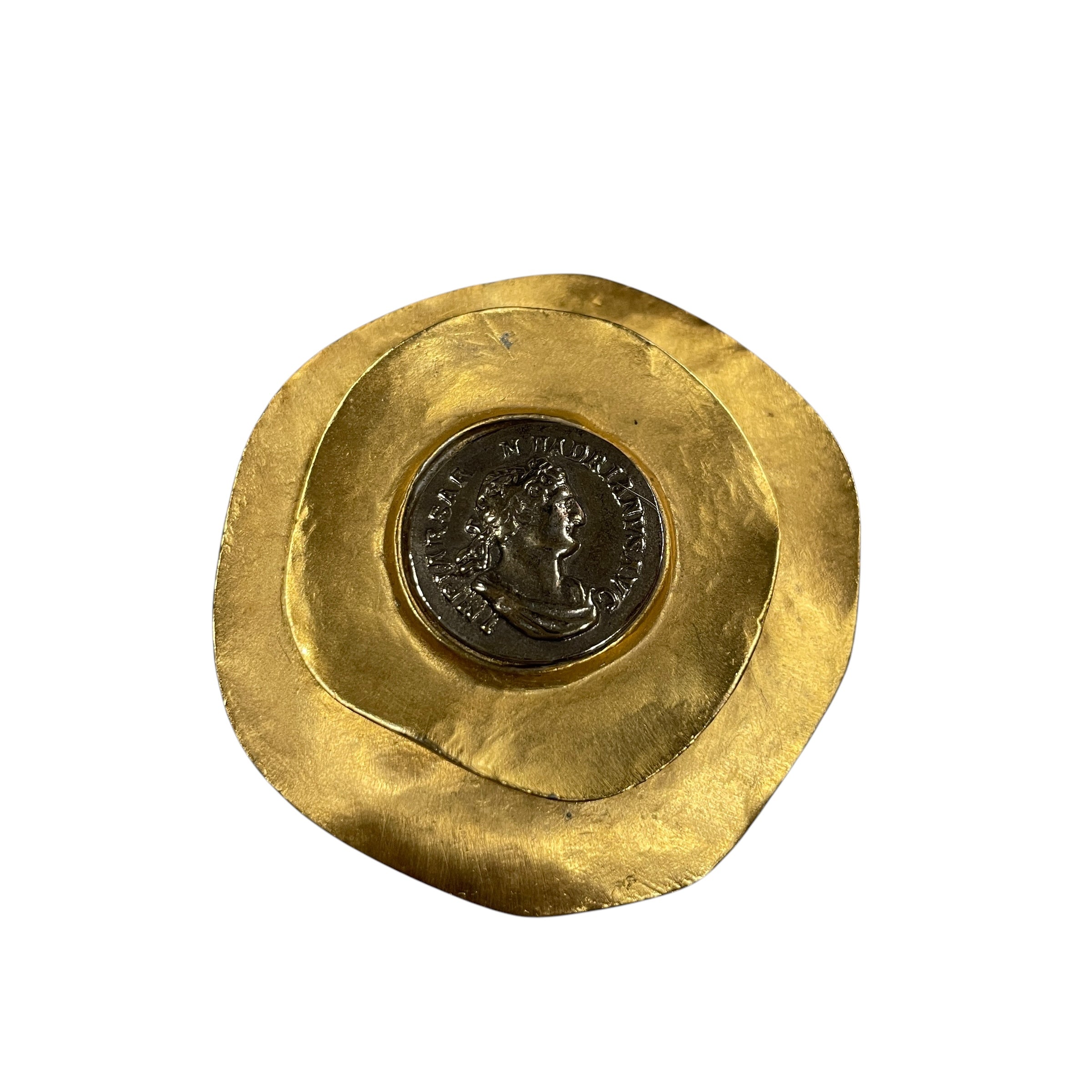 Vintage 'Roman Empire' Statement Clip-On Earrings