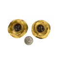 Vintage 'Roman Empire' Statement Clip-On Earrings