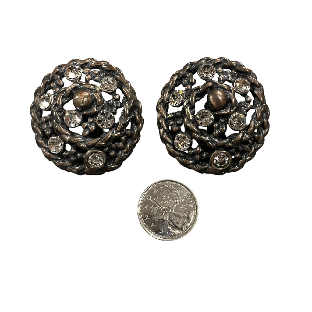 Vintage Van Gogh 'Starry Night' Clip-On Earrings