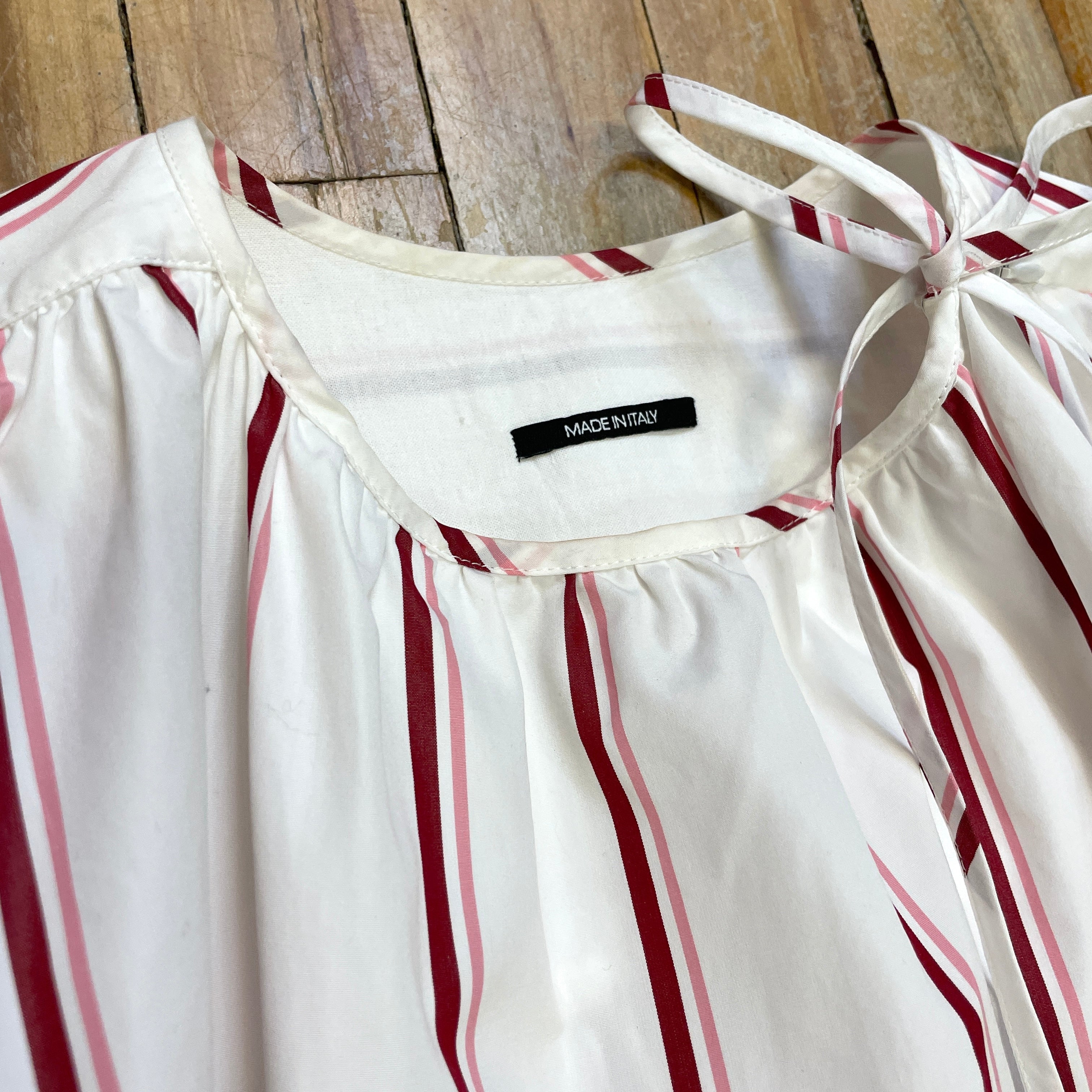 @Calvin Klein Vintage Designer Striped Top Tops Public Butter 