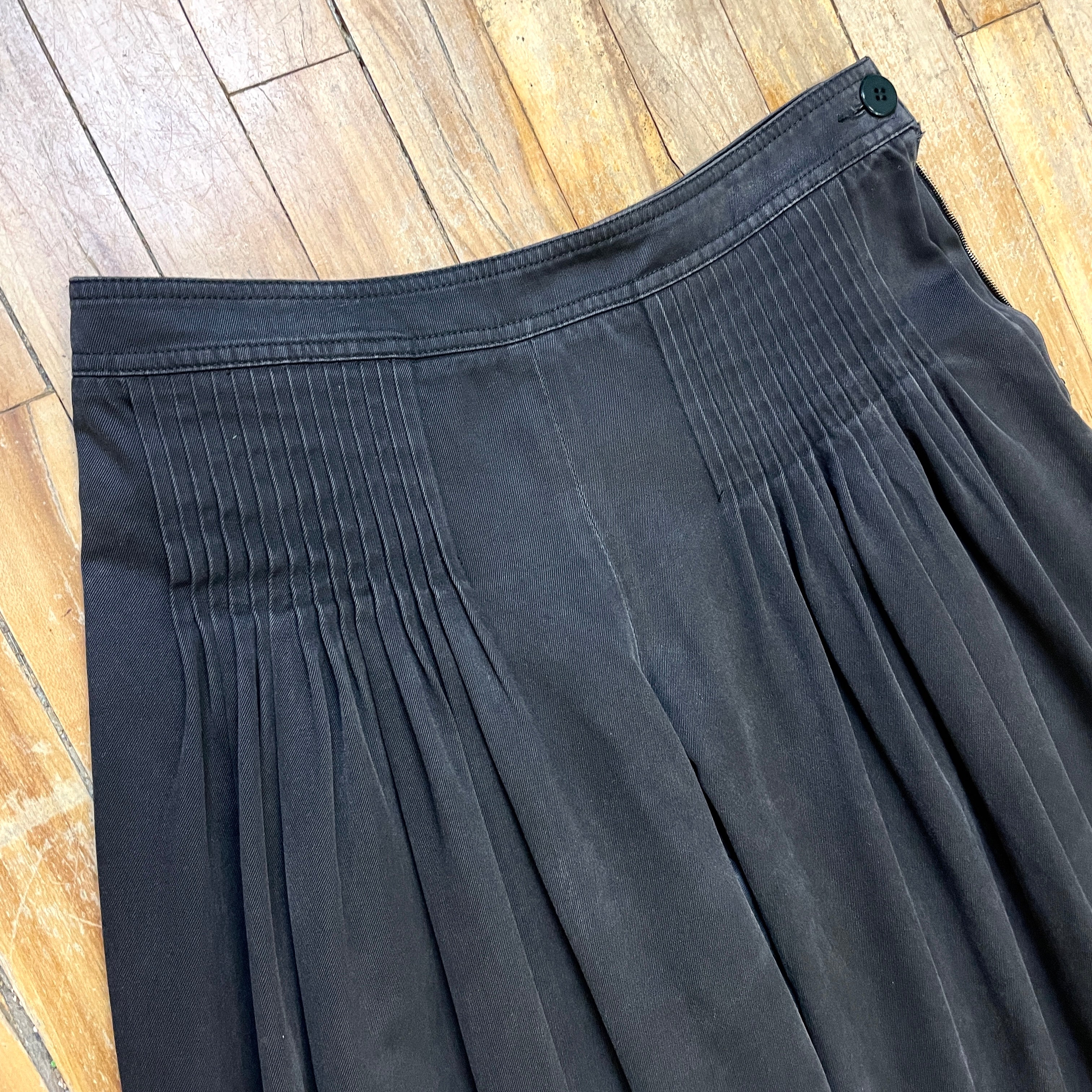 @Chanel Vintage Designer Denim Trousers Made in France Size Tops Public Butter 