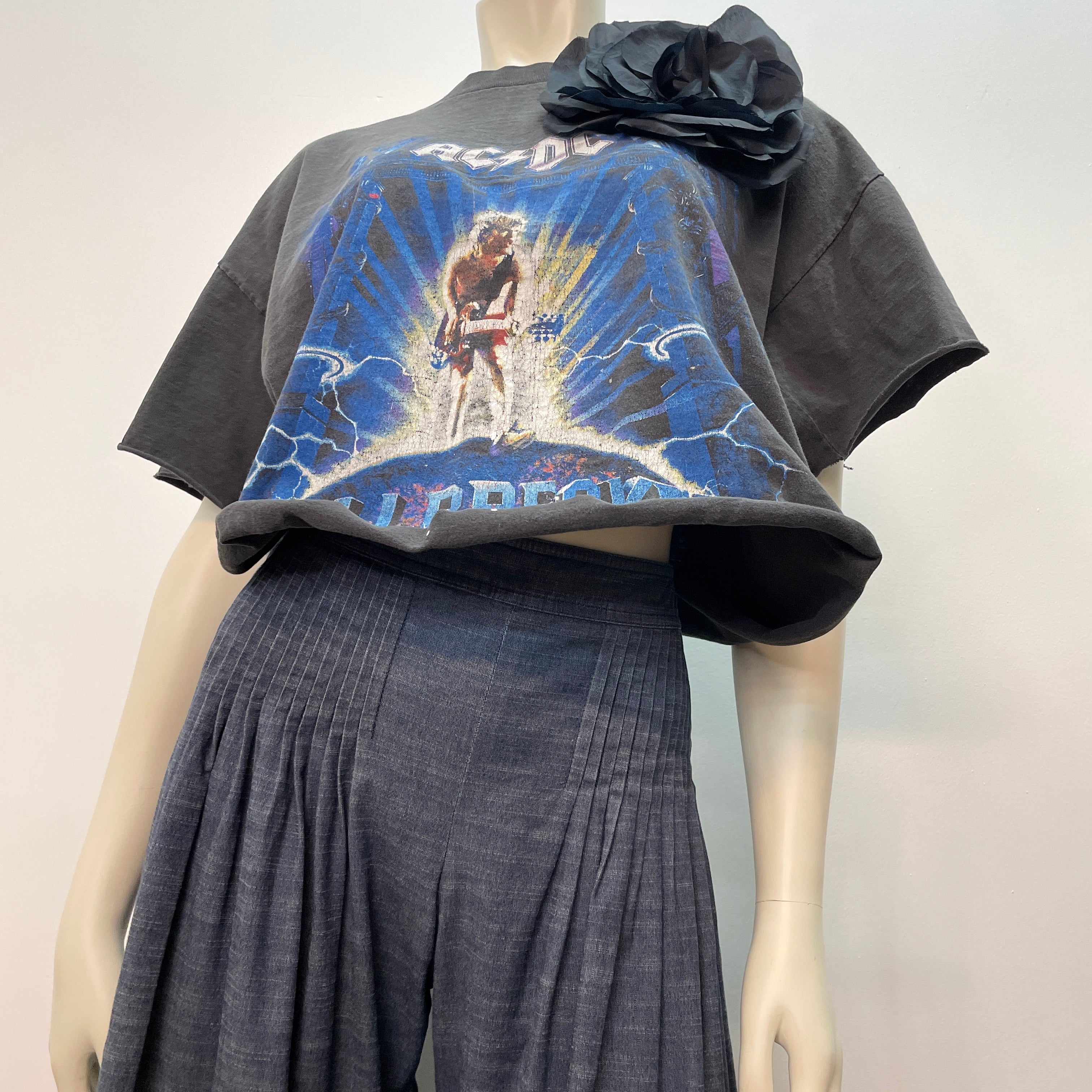 @Chanel Vintage Designer Denim Trousers Tops Public Butter 