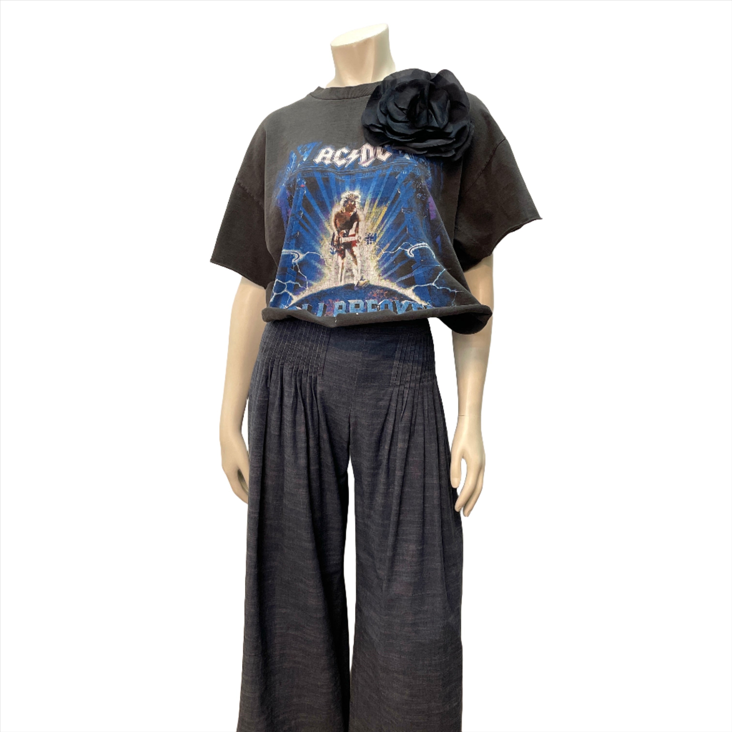 @Chanel Vintage Designer Denim Trousers Tops Public Butter 