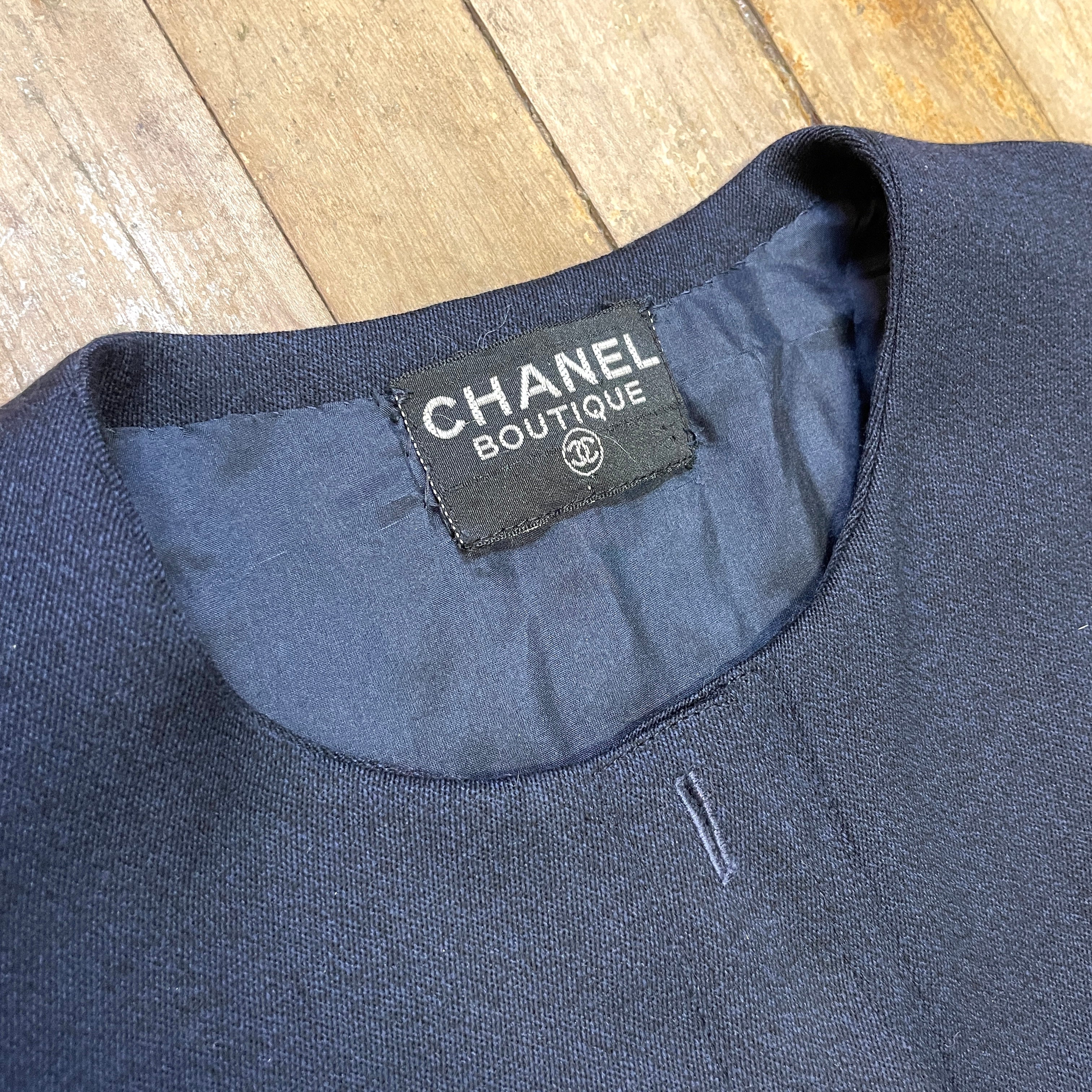 Chanel Vintage Designer Dress Tops Public Butter 