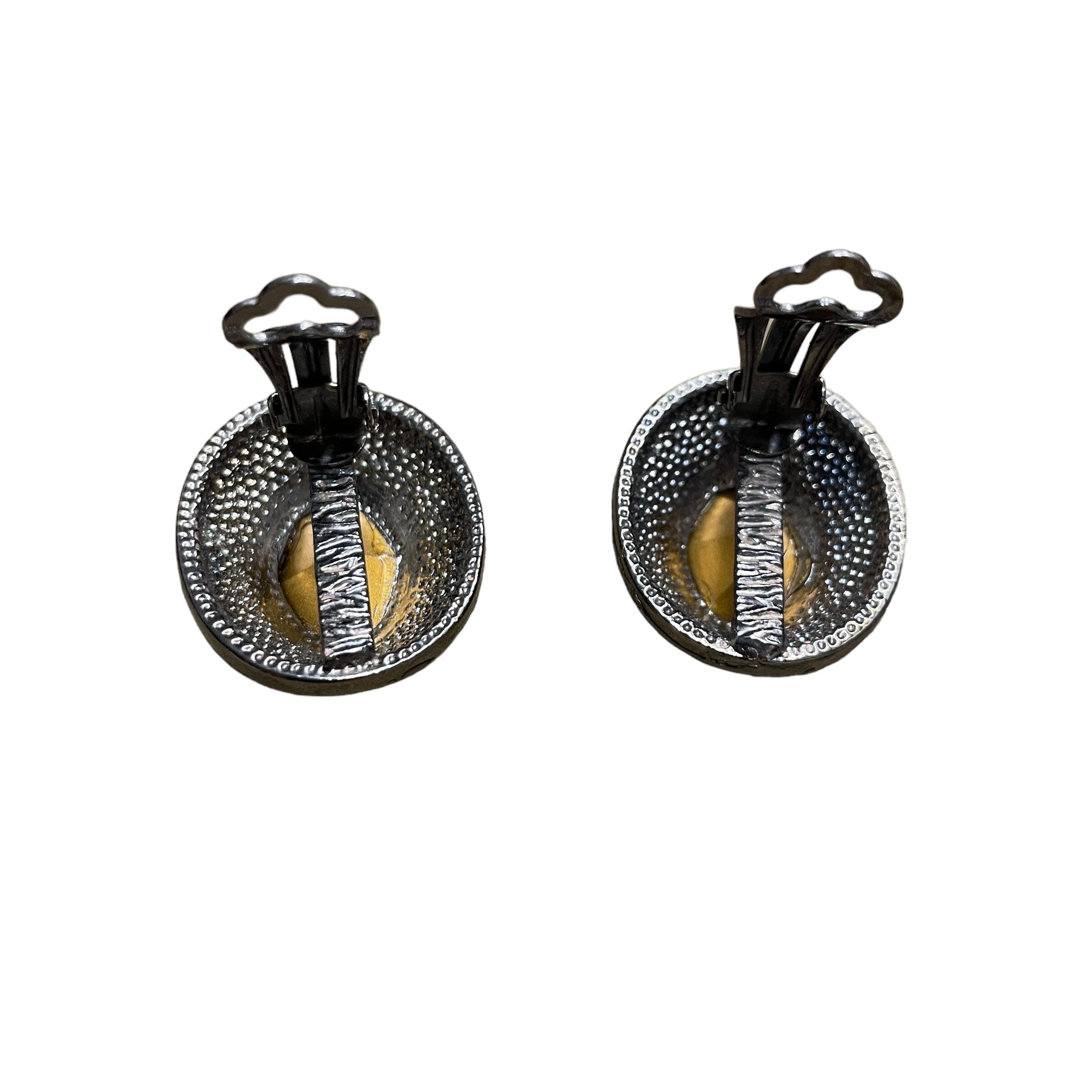 Costume Jewelry Vintage Crystal Clip-on Earrings Accessories Black Market Vintage 