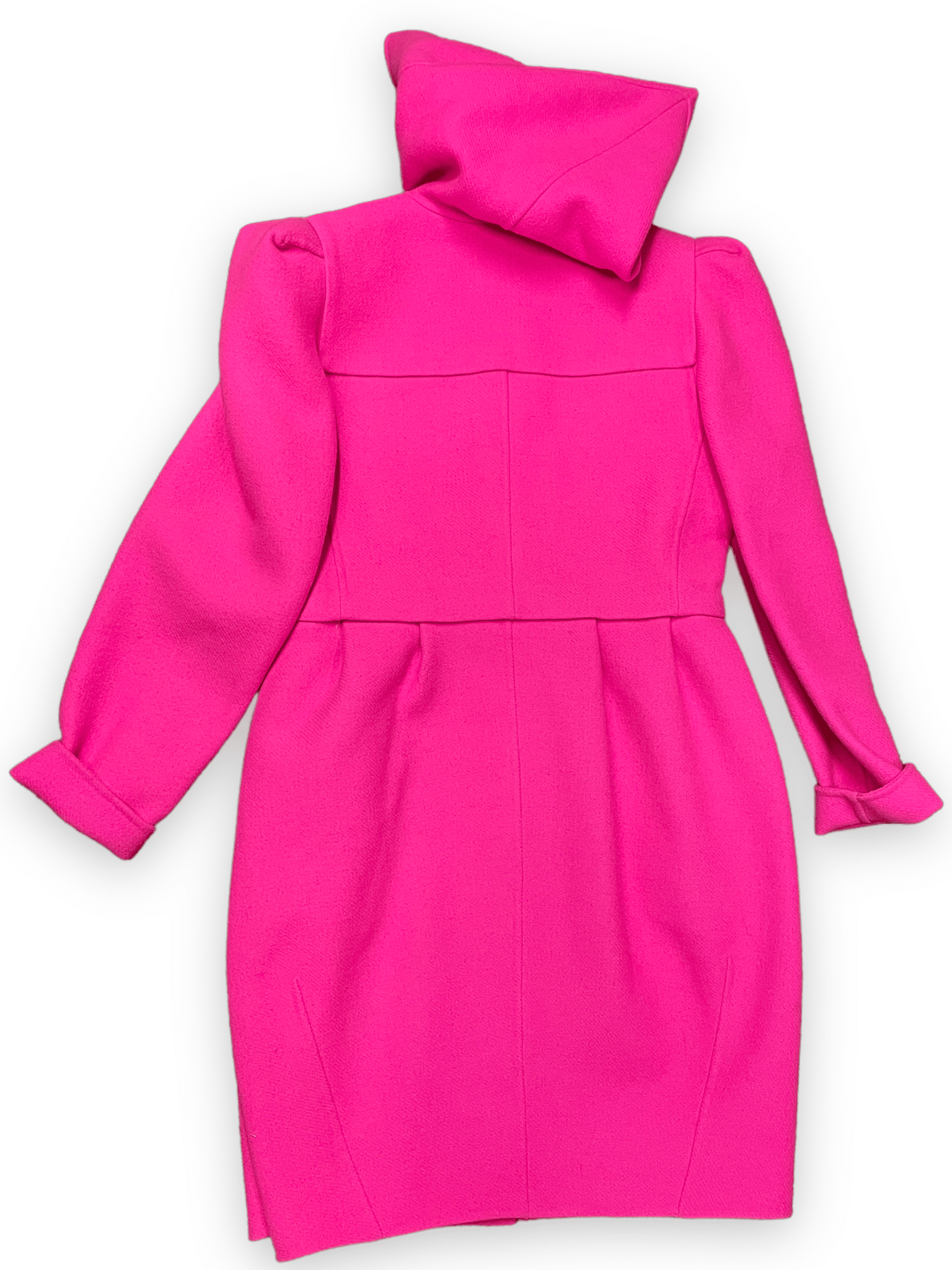 Fall 2009 Marc Jacobs Hot Pink Hooded Wool Coat Size S Jackets & Coats Public Butter 