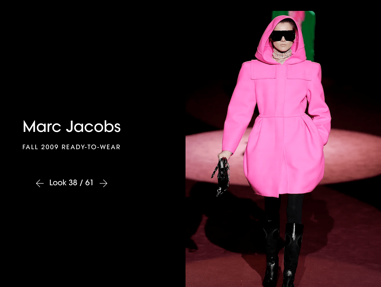 Fall 2009 Marc Jacobs Hot Pink Hooded Wool Coat Size S Jackets & Coats Public Butter 