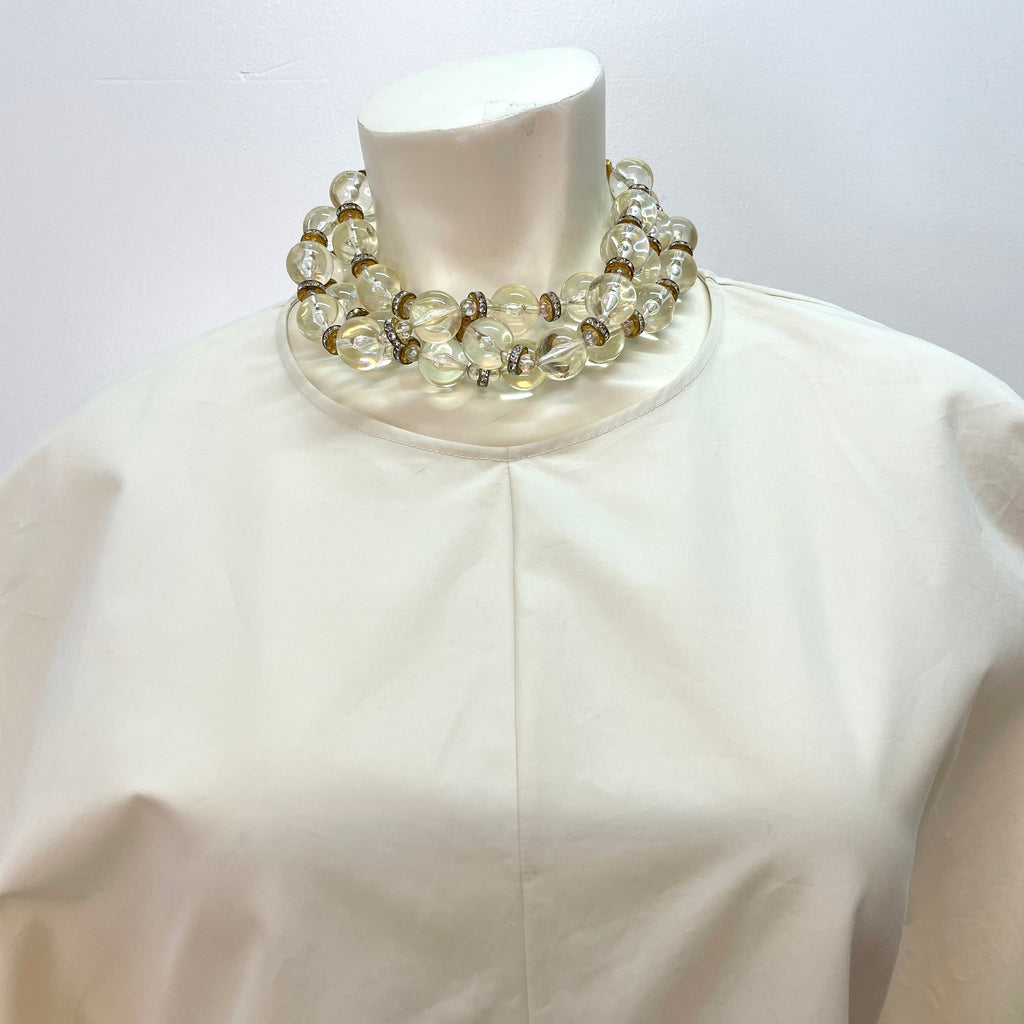 @Jil Sander Vintage Designer Dress Tops Public Butter 