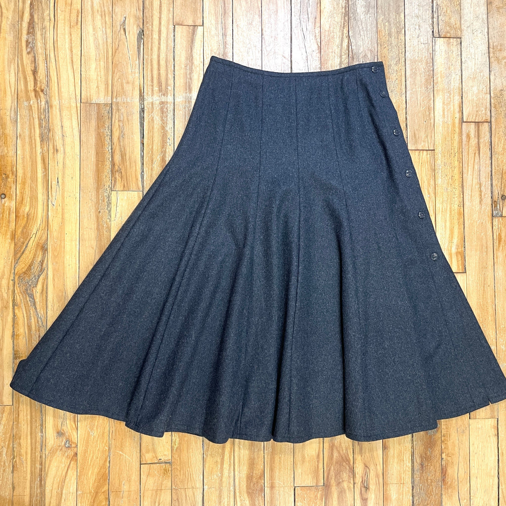 Kenzo Paris Vintage Designer Wool Skirt Tops Public Butter 