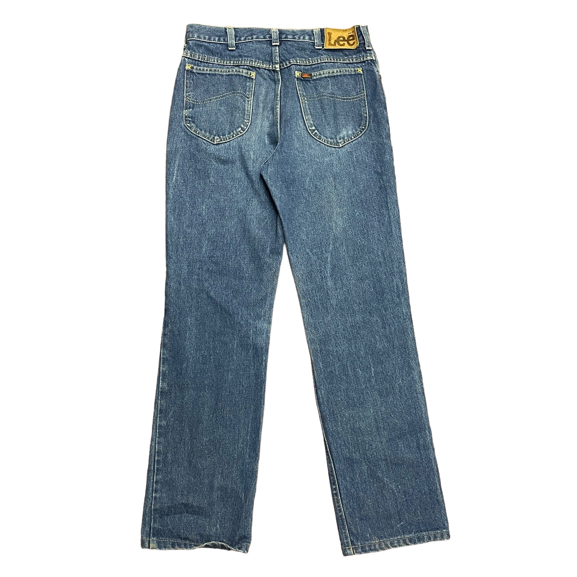 1950s Union Made in USA Lee Riders True Vintage Crotch Rivet Blue