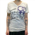 LGBT "Yes, Really" Rainbow Alternative Single Stitch Vintage Graphic V-Neck T-Shirt Size Small T-Shirts Public Butter 