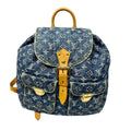 *Louis Vuitton Denim Backpack Black Market Vintage 