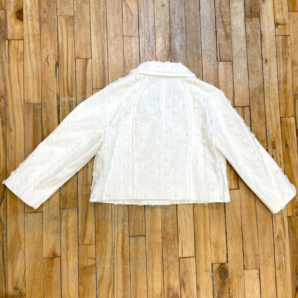 @Louis Vuitton Vintage Designer Flocked Cropped Jacket Tops Public Butter 