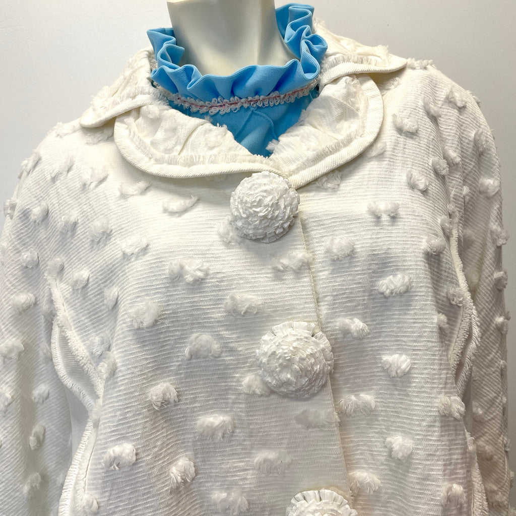 @Louis Vuitton Vintage Designer Flocked Cropped Jacket Tops Public Butter 