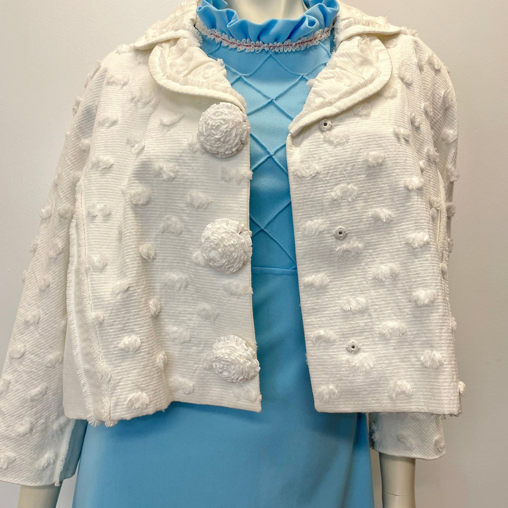 @Louis Vuitton Vintage Designer Flocked Cropped Jacket Tops Public Butter 