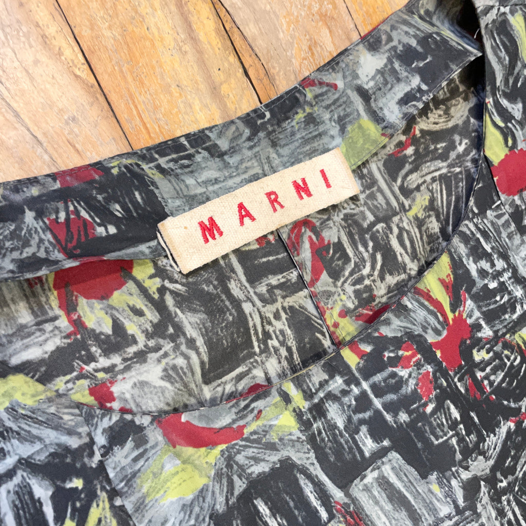 @Marni Vintage Designer Dress Size Tops Public Butter 