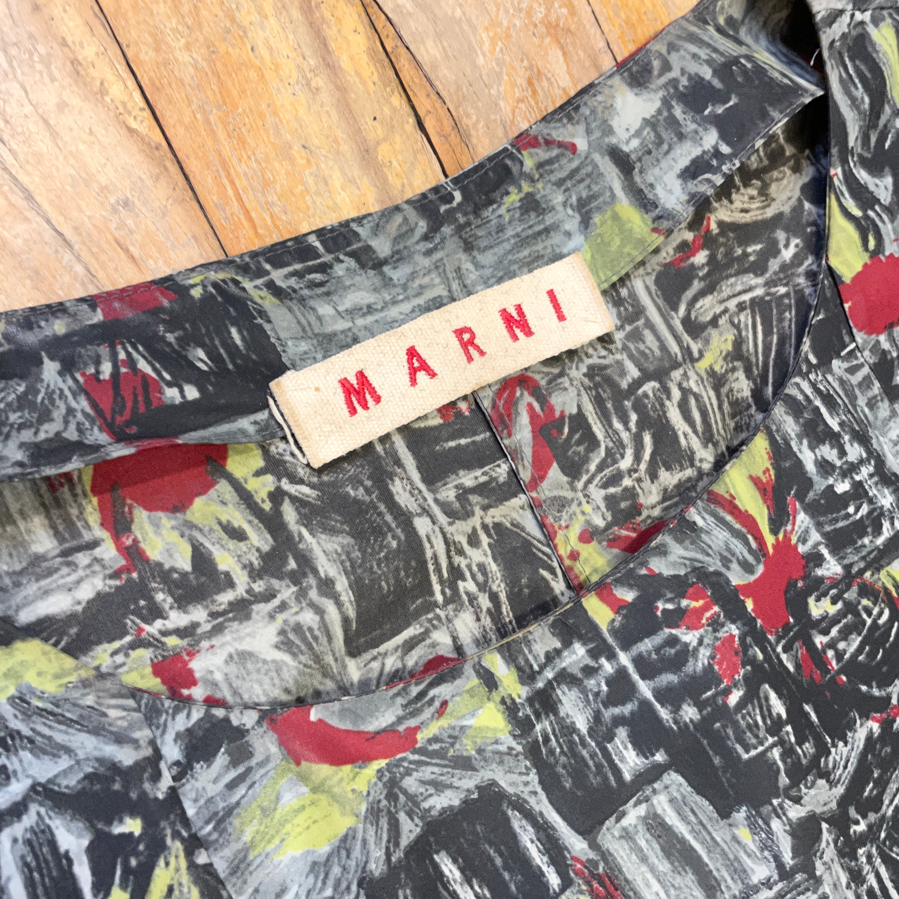 @Marni Vintage Designer Dress Size Tops Public Butter 